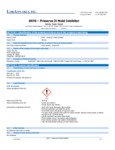 6070 PRESERVE IT MOLD INHIBITOR SDS 6070 PRESERVE IT MOLD INHIBITOR SDS