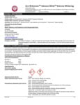 Arm and Hammer 22518600 Advance White SDS Sheet