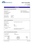 ASI 502 Black Safety Data Sheet