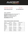 AvaTemp SDS Sheet AvaTemp SDS Sheet