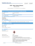 Lorann Oils Peach Extract SDS Lorann Oils Peach Extract SDS