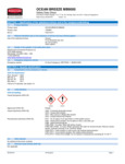 MB9000 OCEAN BREEZE FG4012471 SDS