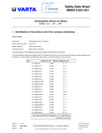 MSDS_Varta MSDS_Varta