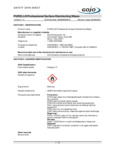 Purell Professional Surface Sanitizing Wipes SDS