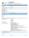 SDS Five Star Chemicals Acid #5 SDS Five Star Chemicals Acid #5
