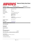 SDS Sheet SDS Sheet