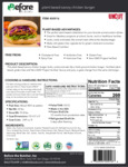 00916 BTB Chicken Burger specs