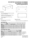 Desk Shell Spec Sheet