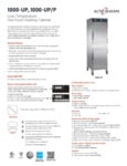 1000UP spec sheet 1000UP spec sheet