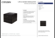 Citizen CL-E300 Specsheet Citizen CL-E300 Specsheet