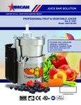10827 Juicer Specsheet