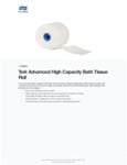 Tork Advanced 2-Ply Toilet Tissue Roll, 1000 Sheets / Roll Tork Advanced 2-Ply Toilet Tissue Roll, 1000 Sheets / Roll