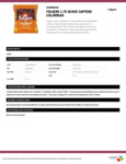Folgers 110FGPK6451 Folgers Colombian Supreme Coffee Packet SpecSheet 