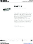 American Metalcraft DWBV16 Specsheet