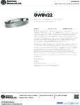American Metalcraft DWBC22 Specsheet
