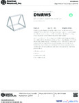 American Metalcraft DWRW5 Specsheet American Metalcraft DWRW5 Specsheet