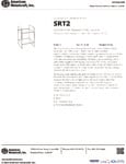 American Metalcraft SRT2 Specsheet