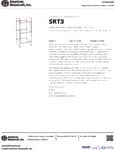 American Metalcraft SRT3 Specsheet American Metalcraft SRT3 Specsheet