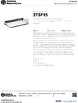 American Metalcraft STSF15 Specsheet