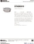 American Metalcraft SYNSRD13 Specsheet