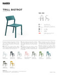 Trill Bistrot Spec Sheet Trill Bistrot Spec Sheet