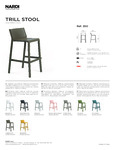 Trill Stool Spec Sheet