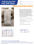 New Age Industrial Sheet Pan Rack Cover Specsheet