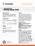 147FCBOILOT25_Fryer Boil-Out_Spec Sheet 147FCBOILOT25_Fryer Boil-Out_Spec Sheet