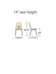 14in Seat Spec Sheet