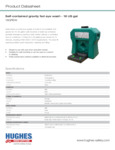 16-Gallon Gravity-Fed Eyewash Station Spec Sheet