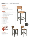 1634110BNATGR_Parker Barstool Spec Sheet.pdf 1634110BNATGR_Parker Barstool Spec Sheet.pdf
