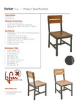 1634110CWOAGR_Parker Chair Spec Sheet.pdf 1634110CWOAGR_Parker Chair Spec Sheet.pdf