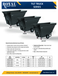 Royal Basket Trucks Tilt Truck Specsheet