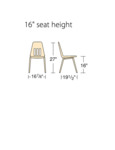 16in Seat Spec Sheet