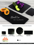 Elite Black Serving Boards specs