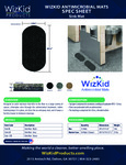 WizKid Sink Mats SpecSheet