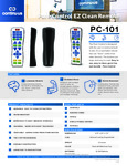 RCA Easy Clean Remote Specs