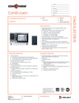 22-Convotherm maxx pro - easyTouch 6.20 Electric Boiler - Specification