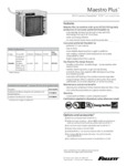 230MCD414AS_Maestro Plus ice machine D414 RIDE_Spec sheet 230MCD414AS_Maestro Plus ice machine D414 RIDE_Spec sheet