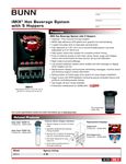 Bunn iMIX-5 iMIX®-5 Infusion Hot Drink Dispenser, 5 Hoppers, Black