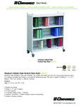 Omnicart Cabinet Style Vertical Chart Rack #260145 Spec Sheet