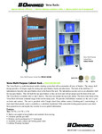Versa Multi-Purpose Cabinet Rack #282140 Spec Sheet