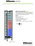 Omnicart Flat Storage Rack #264515 Spec Sheet