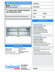 Continental Refrigerator SW60NSGD-U