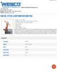 Wesco Steel Lever Drum Pump Specsheet