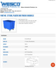 Wesco Polyethylene Box Truck Specseheet