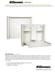 Omnimed MINI WALL DESK - OFF WHITE Omnimed MINI WALL DESK - OFF WHITE