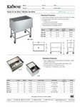 Krowne Drop-In Ice Bins Specsheet Krowne Drop-In Ice Bins Specsheet