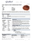 Spec Sheet Spec Sheet