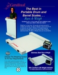 Detecto RW-500 Run-A-Weigh Portable Floor Scale-500 lb Capacity
